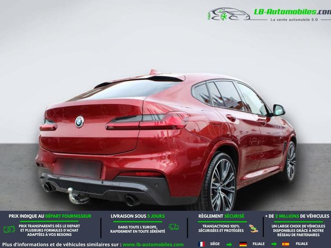 BMW X4 xDrive30i 252 ch BVA Rouge M�tallique de 2021