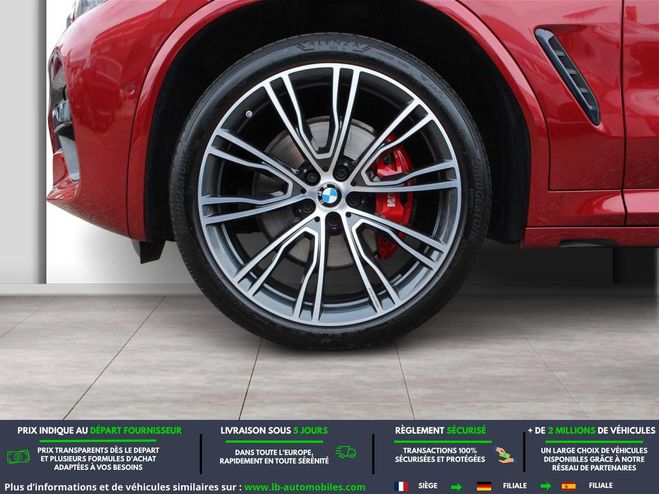 BMW X4 xDrive30i 252 ch BVA Rouge M�tallique de 2021