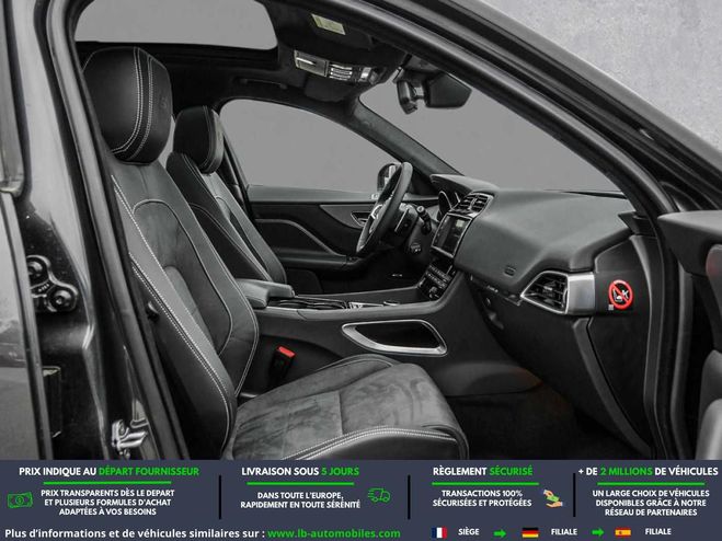 Jaguar F Pace 3.0 D - 300 ch AWD BVA Gris M�tallique de 2016