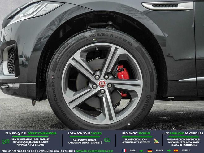 Jaguar F Pace 3.0 D - 300 ch AWD BVA Gris M�tallique de 2016