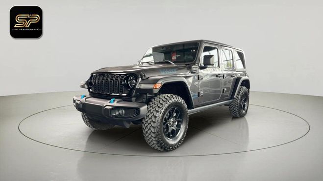 Jeep Wrangler Willys Sport S 4XE * Hybride * 381 ch *  Noir de 2024