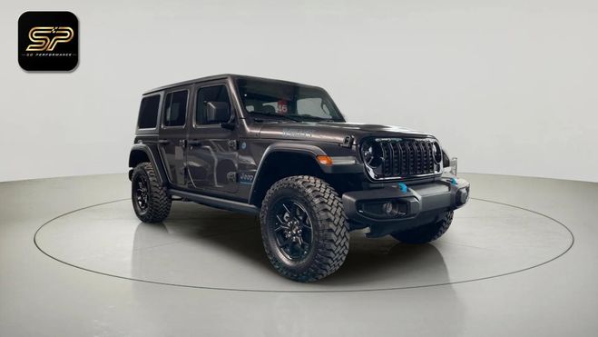 Jeep Wrangler Willys Sport S 4XE * Hybride * 381 ch *  Noir de 2024