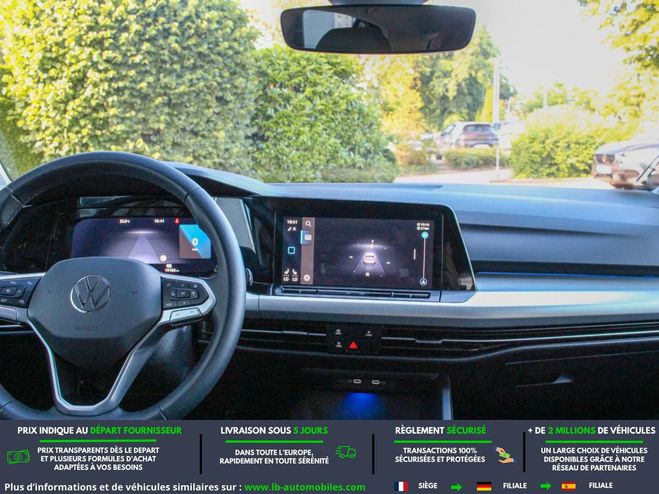 Volkswagen Golf 1.0 eTSI OPF 110 BVA Bleu M�tallique de 2023