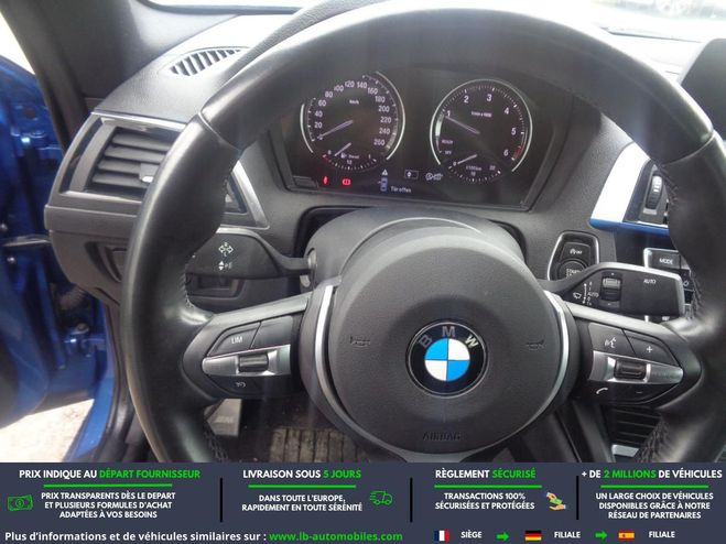 BMW Serie 1 118d 150 ch BVM Bleu M�tallique de 2017