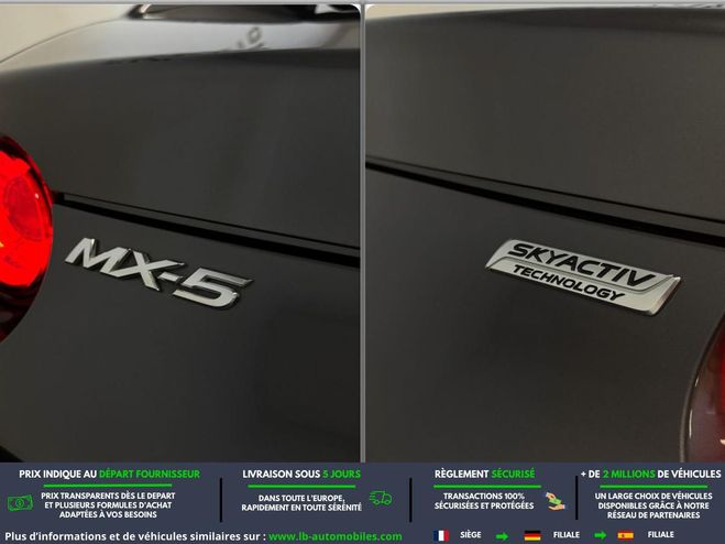 Mazda MX5 2.0L SKYACTIV-G 184 ch BVM Gris M�tallique de 2018