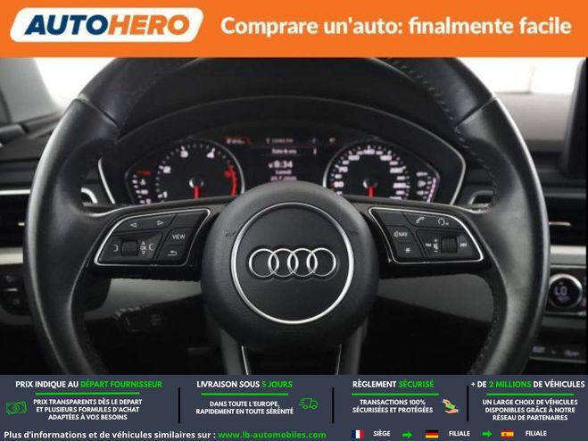 Audi A4 2.0 TDI 120 BVA Bleu M�tallique de 2017