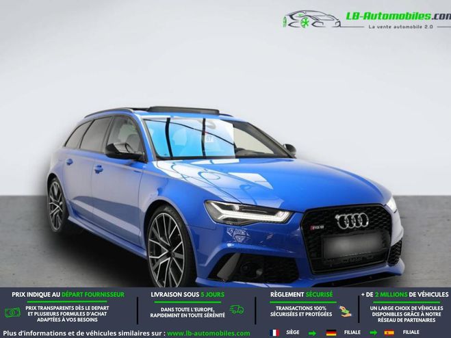 Audi RS6 Performance V8 4.0 TFSI 605 Quattro BVA Bleu M�tallique de 2018