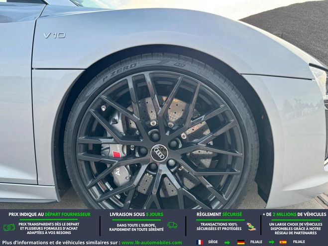 Audi R8 V10 Plus 5.2 FSI 610 BVA Quattro Argent� M�tallique de 2018