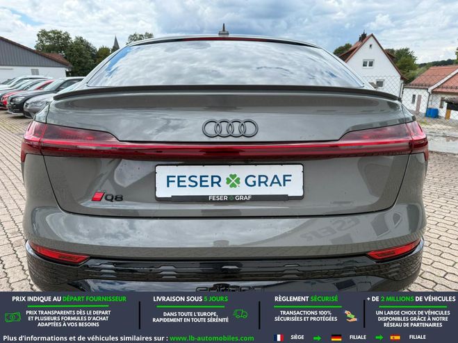 Audi Q8 e-Tron  55 408 ch 114 kWh Quattro Gris M�tallique de 2023