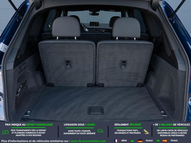 Audi Q7 50 TDI 286 BVA Quattro 5pl Bleu M�tallique de 2019