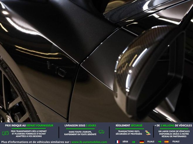 Audi R8 V10 Plus 5.2 FSI 610 BVA Quattro Noir M�tallique de 2017