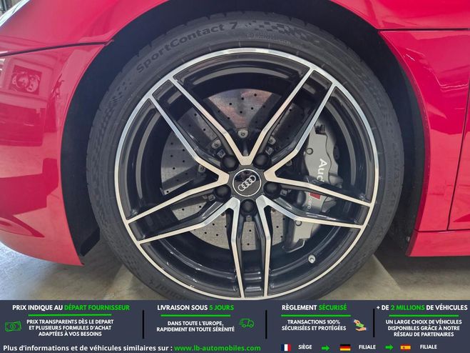 Audi R8 V10 Plus 5.2 FSI 610 BVA Quattro Rouge M�tallique de 2017