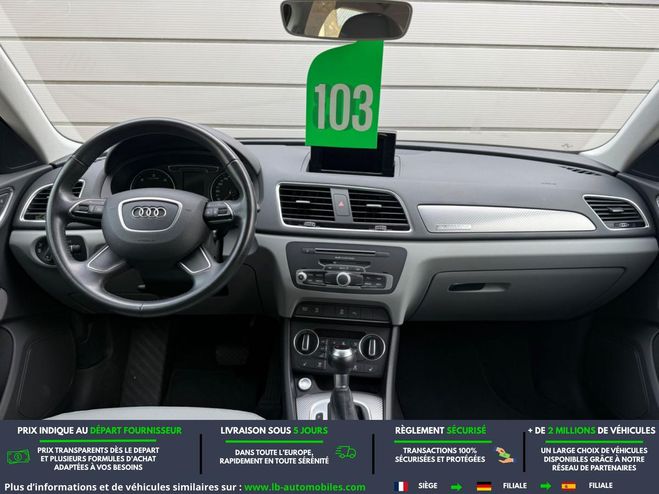 Audi Q3 2.0 TDI 184 ch BVA Quattro Noir M�tallique de 2016