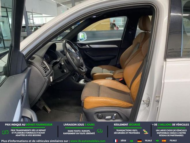 Audi Q3 2.0 TDI 184 ch BVA Quattro Blanc M�tallique de 2018