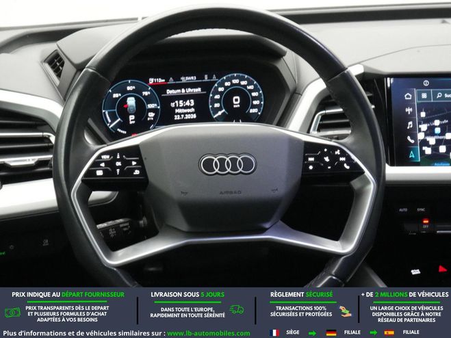 Audi Q4 40 204 ch 82 kW Noir M�tallique de 2023