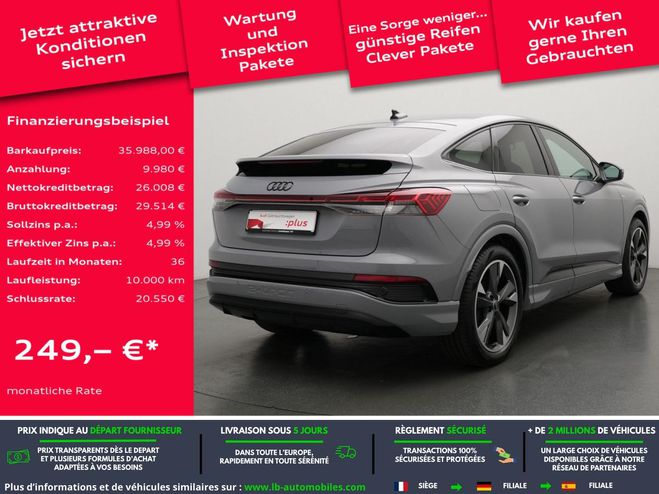 Audi Q4 40 204 ch 82 kW Noir M�tallique de 2023