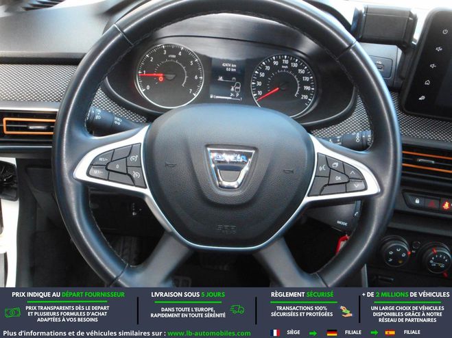 Dacia Sandero TCe 90 BVA Blanc de 2022