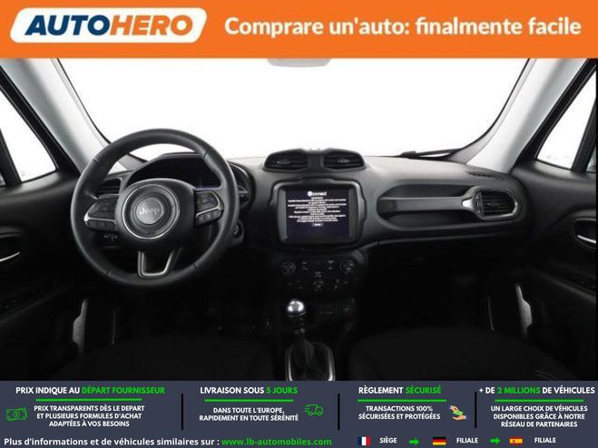 Jeep Renegade 1.6  Multijet 130 ch BVM Noir M�tallique de 2021