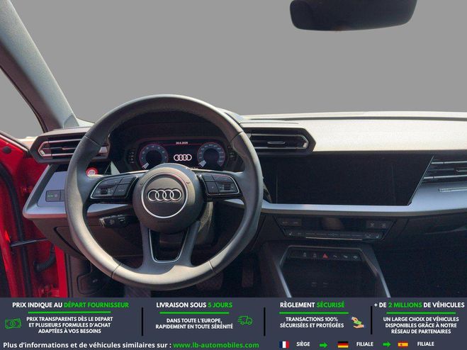 Audi A3 35 TFSI Mild Hybrid 150 BVA Rouge M�tallique de 2025