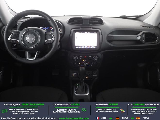 Jeep Renegade 1.3 190 ch PHEV BVA 4xe eAWD Noir M�tallique de 2021