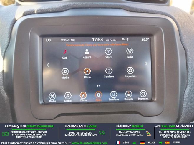 Jeep Renegade 1.3 150 ch BVA Gris de 2021