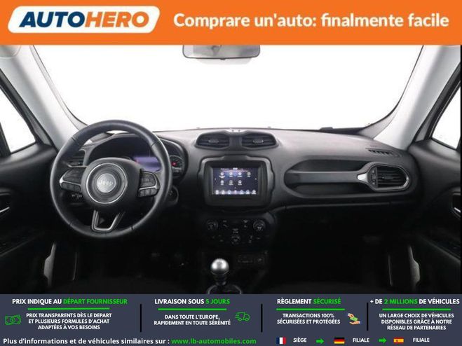 Jeep Renegade 1.0 GSE 120 ch BVM Blanc M�tallique de 2019