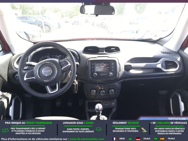 Jeep Renegade 1.0 GSE 120 ch BVM Rouge M�tallique de 2019