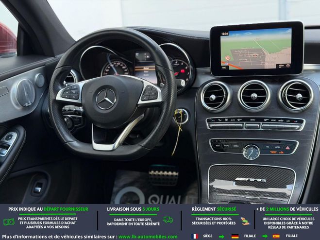 Mercedes Classe C 300 BVA Rouge M�tallique de 2016