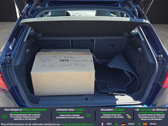Audi A3 TFSI 190 BVA Bleu M�tallique de 2020