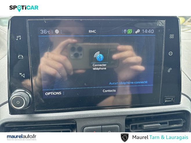 Peugeot Partner PARTNER FOURGON M 650 KG BLUEHDI 130 S&S White de 2022
