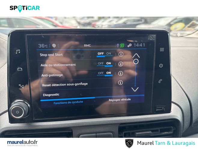 Peugeot Partner PARTNER FOURGON M 650 KG BLUEHDI 130 S&S White de 2022