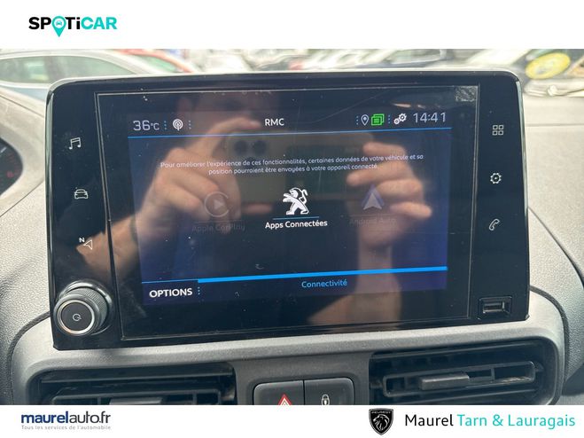 Peugeot Partner PARTNER FOURGON M 650 KG BLUEHDI 130 S&S White de 2022