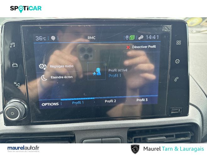 Peugeot Partner PARTNER FOURGON M 650 KG BLUEHDI 130 S&S White de 2022