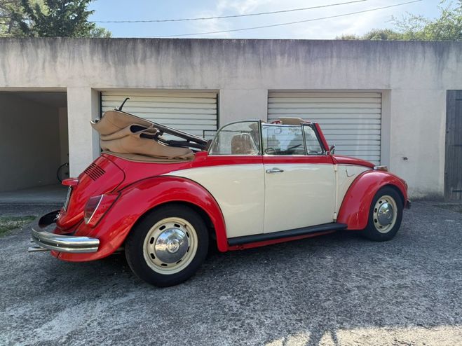 Volkswagen Coccinelle Cabriolet 1302 KARMANN 1.6 50CV Rouge de 1971