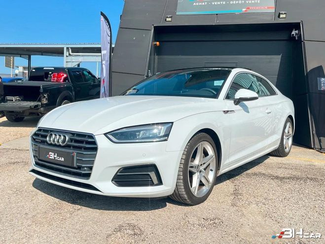 Audi A5 Coup� 2.0 TDI 190 S LINE BVA - Toit ouvr Blanc de 2017