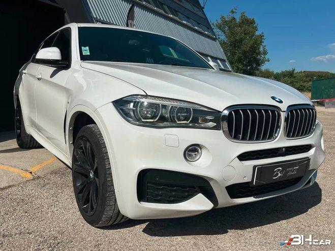 BMW X6 30D Pack M 258 XDRIVE - Harman Kardon -  Blanc de 2015