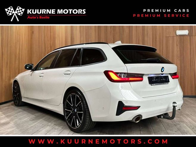 BMW Serie 3 318 iA Touring Alu19-Leder-Led-Pdc-Cam-G Blanc M�tallis� de 