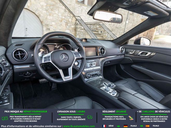 Mercedes Classe SL SL 63 AMG BVA Noir M�tallique de 2012