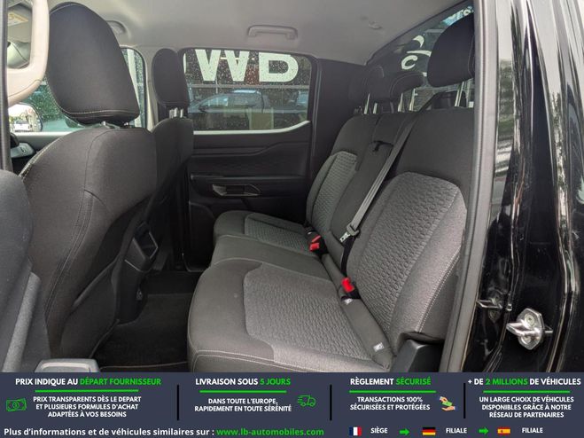Ford Ranger DOUBLE CABINE 2.0 170 CH BVA 4X4 Noir M�tallique de 2024