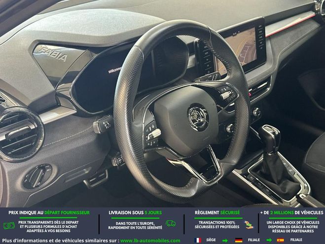 Skoda Fabia 1.0 TSI 110 ch BVA Rouge M�tallique de 2021
