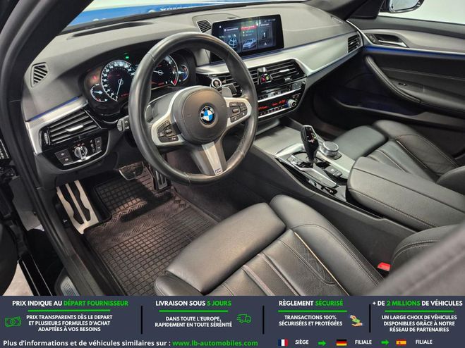 BMW Serie 5 520d 190 ch BVA Noir M�tallique de 2019