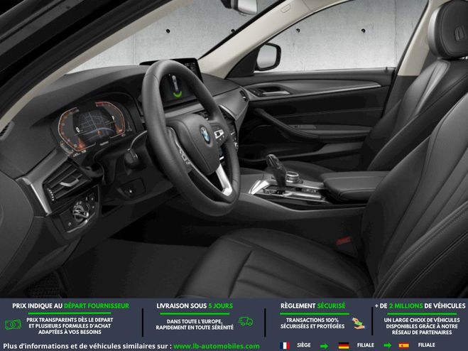 BMW Serie 5 520d 190 ch BVA Noir M�tallique de 2022