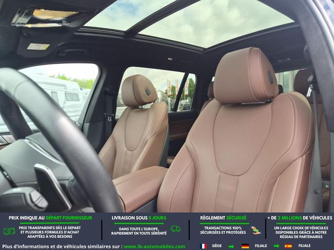 BMW X7 xDrive40d 340 ch BVA Noir M�tallique de 2020