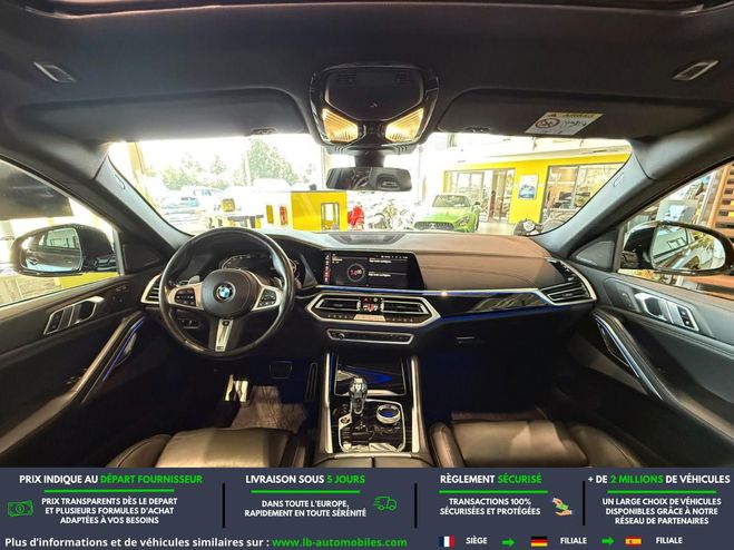 BMW X6 xDrive40d 340 ch BVA Noir M�tallique de 2023