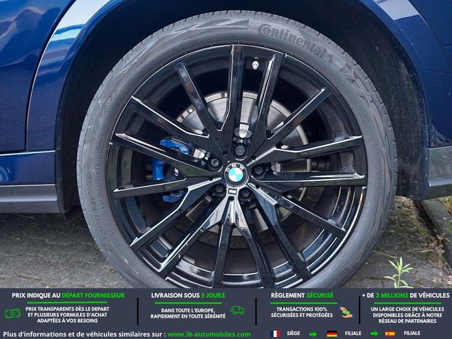 BMW X6 xDrive40d 340 ch BVA Bleu M�tallique de 2021