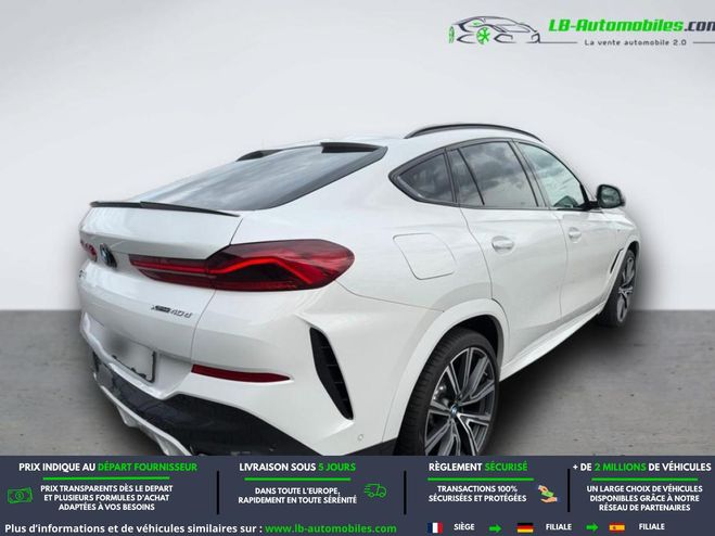 BMW X6 xDrive40d 340 ch BVA Blanc M�tallique de 2022