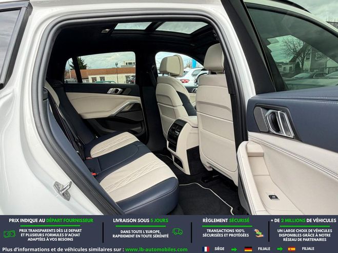BMW X6 xDrive40d 340 ch BVA Blanc M�tallique de 2022