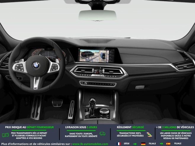 BMW X6 xDrive40d 340 ch BVA Noir M�tallique de 2022