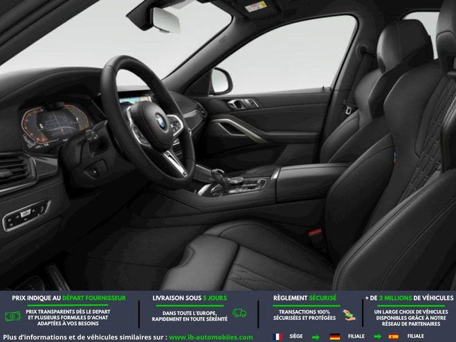 BMW X6 xDrive40d 340 ch BVA Noir M�tallique de 2022