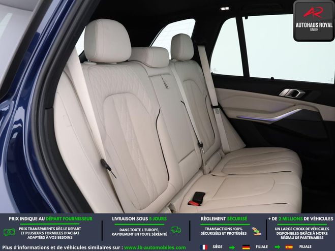 BMW X5 xDrive40d 340 ch BVA Bleu M�tallique de 2023
